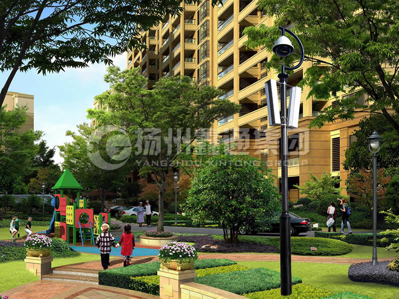 DJG-027，電子警察桿，小區(qū)監(jiān)控桿