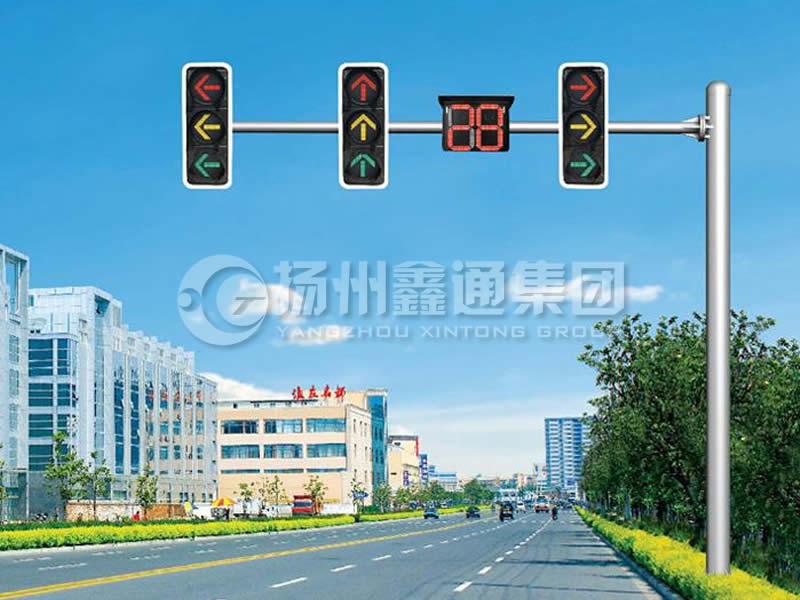 XHDG-012，L型等徑單臂信號燈桿